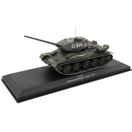 AFV's of WWII 1/43 Diecast Model Tank - T-34-85 #314 USSR 55th Armoured Brigade ,
