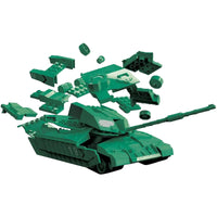 Airfix Quickbuild Skill 1 Model Kit - Challenger Tank Green Snap Together Model ,