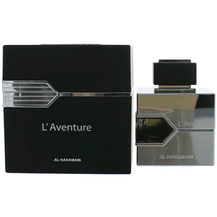 Al Haramain Men's Eau De Parfum Spray - L'Aventure Charismatic Fragrance, 3.3 oz ,