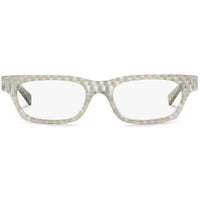 Alain Mikli Women's Eyeglasses - Silver Damier Plastic Frame | ALAIN MIKLI 0A03091 001 ,