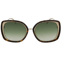 Alexander Mcqueen Unisex Sunglasses - Green Lens | ALEXANDER MCQUEEN AM0151S 005 ,
