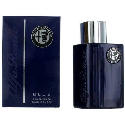 Alfa Romeo Men's Eau De Toilette Spray - Alfa Romeo Blue Captivating Aroma, 4.2 oz ,