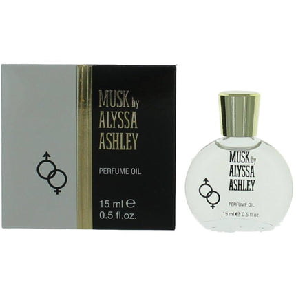 Alyssa Ashley Women's Perfume Oil - Musk with Truly Romantic Fragrance, 0.5 oz ,