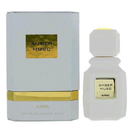 Amber Musc by Ajmal, 3.4 oz Eau De Parfum Spray for Unisex ,