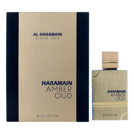 Amber Oud Blue Edition by Al Haramain, 2 oz Eau De Parfum Spray for Unisex ,