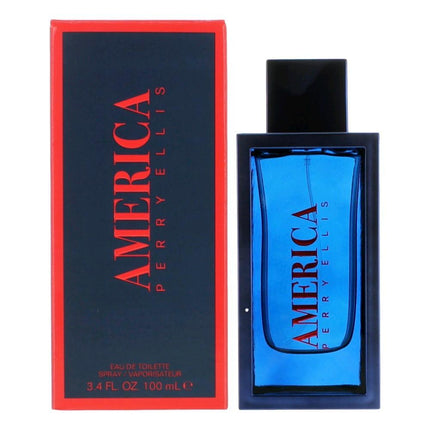 America by Perry Ellis, 3.4 oz Eau De Toilette Spray for Men ,