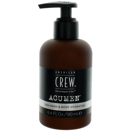 American Crew Men's Hand and Body Lotion - Acumen 24H for Refreshed Skin, 6.4 oz ,