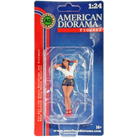 American Diorama Figure - 3 inch Pin-Up Girls Jean Polyresin for 1/24 Scale Models ,