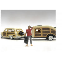 American Diorama Figure 4 - Campers Poly-Resin Material for 1/24 Scale Models ,