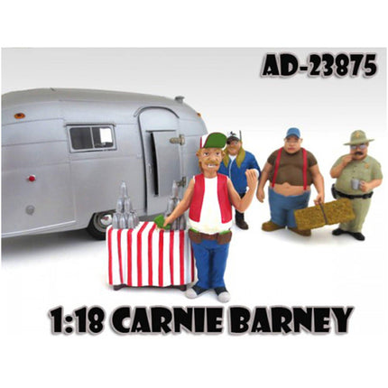 American Diorama Figure - Carnie Barney "Trailer Park" For 1:18 Diecast Model Cars ,