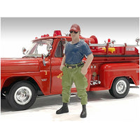 American Diorama Figure - Firefighters Off Duty Polyresin for 1/24 Scale Models ,