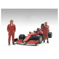 American Diorama Figures A and B - Racing Legends 70's for 1/18 Models, Set of 2 ,