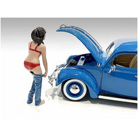 American Diorama Figurine - 4 inch Beach Girl Gina Poly-Resin for 1/18 Scale Models ,