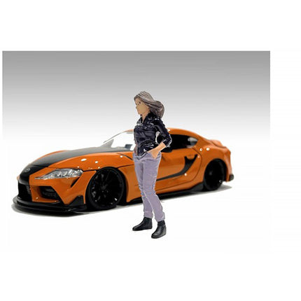 American Diorama Figurine 5 - Car Meet 3 Poly-Resin Material for 1/24 Scale Models ,