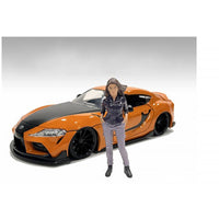 American Diorama Figurine 5 - Car Meet 3 Poly-Resin Material for 1/24 Scale Models ,