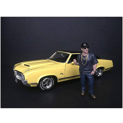 American Diorama Figurine - "Hanging Out II" Juan for 1/18 Scale Models Blister Pack ,