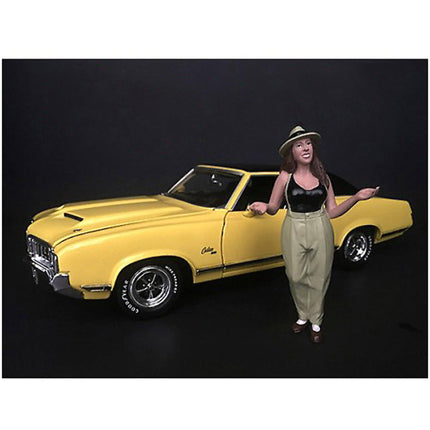 American Diorama Figurine - "Hanging Out II" Tanya for 1/18 Scale Models Blister Pack ,