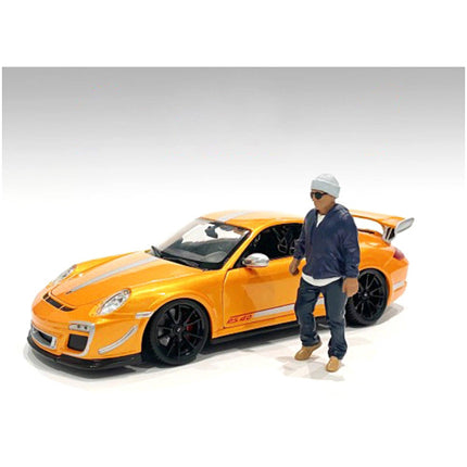 American Diorama Figurine IV - Polyresin Material Car Meet 1 for 1/24 Scale Models ,