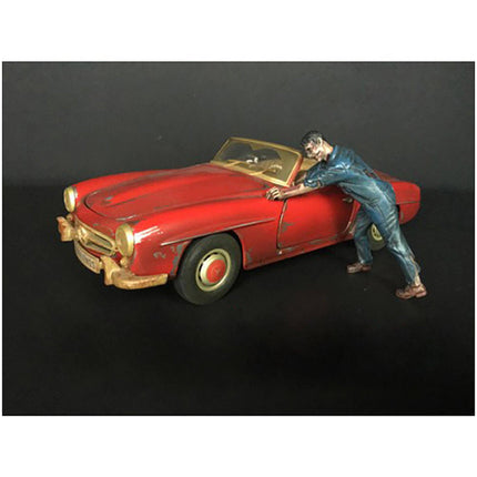 American Diorama Figurine IV - Zombie Mechanic for 1/24 Scale Models Blister Pack ,