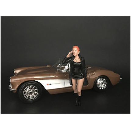 American Diorama Figurine - "Ladies Night" Gianna for 1/18 Scale Models Blister Pack ,