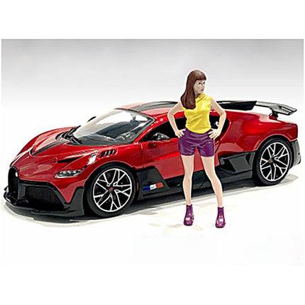 American Diorama Figurine - Poly Resin Girls Night Out Cara for 1/18 Scale Models ,