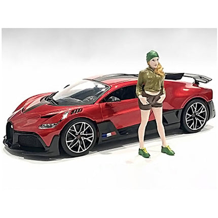 American Diorama Figurine - Poly Resin Girls Night Out Kate for 1/24 Scale Models ,