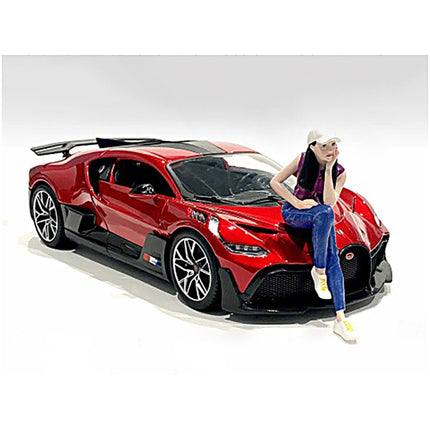 American Diorama Figurine - Poly Resin Girls Night Out Kris for 1/18 Scale Models ,