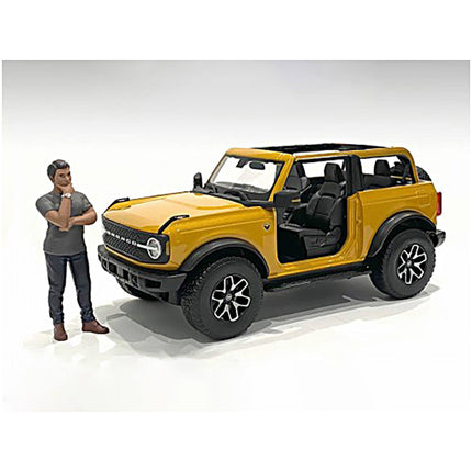 American Diorama Figurine - Poly Resin The Dealership Customer III for 1/24 Models ,