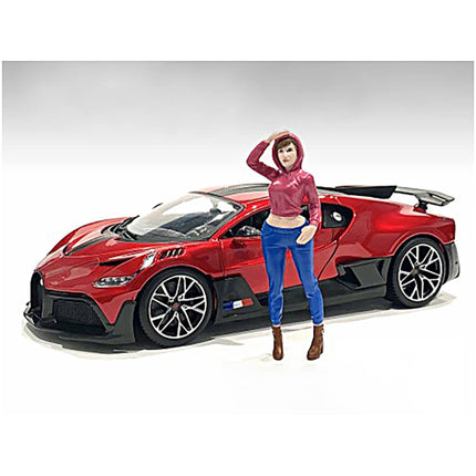 American Diorama Figurine - Polyresin Girls Night Out Jessie for 1/24 Scale Models ,