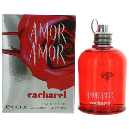 Amor Amor by Cacharel, 3.4 oz Eau De Toilette Spray for Women ,