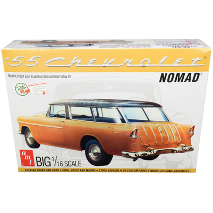 AMT 1/16 Scale Model Kit - Skill 3 1955 Chevrolet Nomad Wagon 2-in-1 Vinyl Tires ,