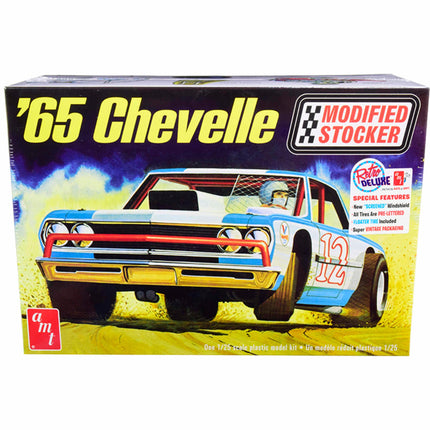 AMT 1/25 Model Kit - Skill 2 1965 Chevrolet Chevelle Modified Stocker Vinyl Tires ,