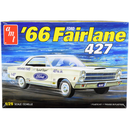 AMT 1/25 Scale Model Kit - Skill 2 1966 Ford Fairlane 427 Colorful Decal Artwork ,
