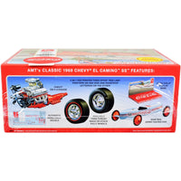 AMT 1/25 Scale Model Kit - Skill 3 1968 Chevrolet El Camino SS and 2 in 1 Car ,