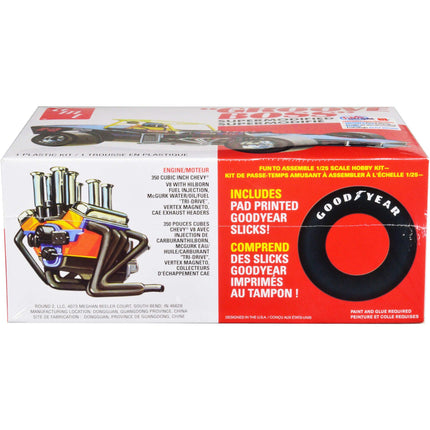 AMT Model Kit - Skill 2 Groove Boss Supermodified Racer of 1/25 Scale Plastic ,