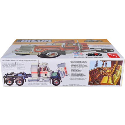 AMT Skill 3 1/25 Scale Model Kit - Chevrolet Bison Truck Tractor ,