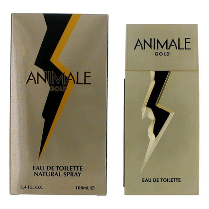 Animale Gold by Animale, 3.4 oz Eau De Toilette Spray for Men ,