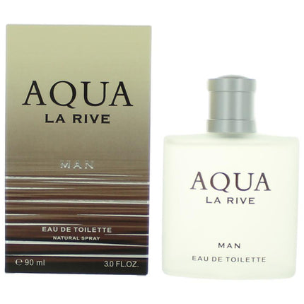 Aqua by La Rive, 3 oz Eau De Toilette Spray for Men ,