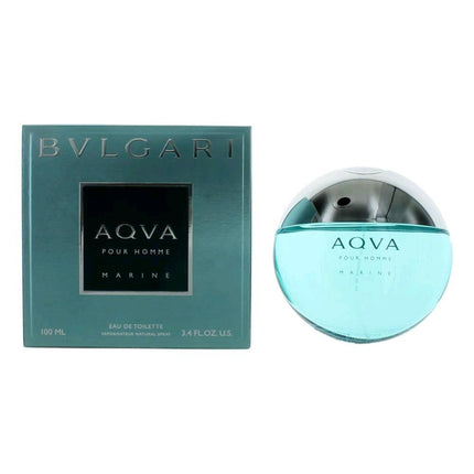 Aqva Marine by Bvlgari, 3.4 oz Eau De Toilette Spray for Men (Aqua) ,