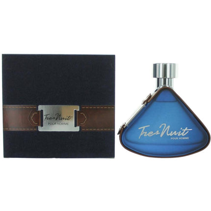Armaf Men's Eau De Toilette Spray - Tres Nuit Pour Homme Spicy Fragrance, 3.4 oz ,