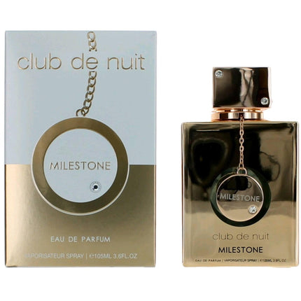 Armaf Unisex Eau De Parfum - Club De Nuit Milestone Fruity Fresh Fragrance, 3.6 oz ,