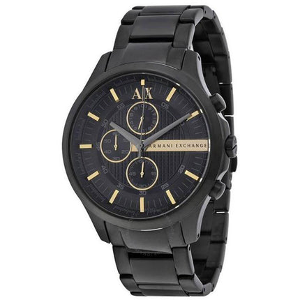 Armani Exchange Men's Chronograph Watch - Black Stainless Steel Bracelet | AX2164 ,