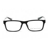 Armani Exchange Men's Eyeglasses - Black Plastic Rectangular Frame | AX3038F 8199 ,