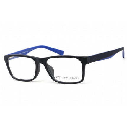 Armani Exchange Men's Eyeglasses - Blue Plastic Rectangular Shape Frame | AX3038F 8198 ,