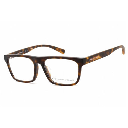 Armani Exchange Men's Eyeglasses - Clear Lens Matte Havana Square Frame | AX3079F 8029 ,