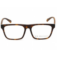 Armani Exchange Men's Eyeglasses - Clear Lens Matte Havana Square Frame | AX3079F 8029 ,