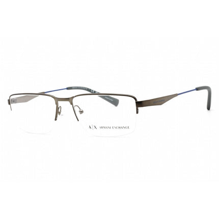 Armani Exchange Men's Eyeglasses - Gunmetal Rectangular Frame Clear Lens | AX1038 6006 ,