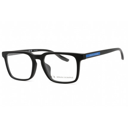 Armani Exchange Men's Eyeglasses - Matte Black Frame Clear Demo Lens | 0AX3081F 8078 ,