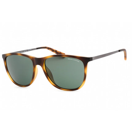 Armani Exchange Men's Sunglasses - Matte Havana Square Shape Frame | AX4047SF 802971 ,