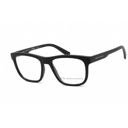 Armani Exchange Unisex Eyeglasses - Black Plastic Square Shape Frame | AX3050 8078 ,